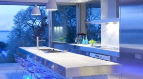 Contemporary kitchen bar